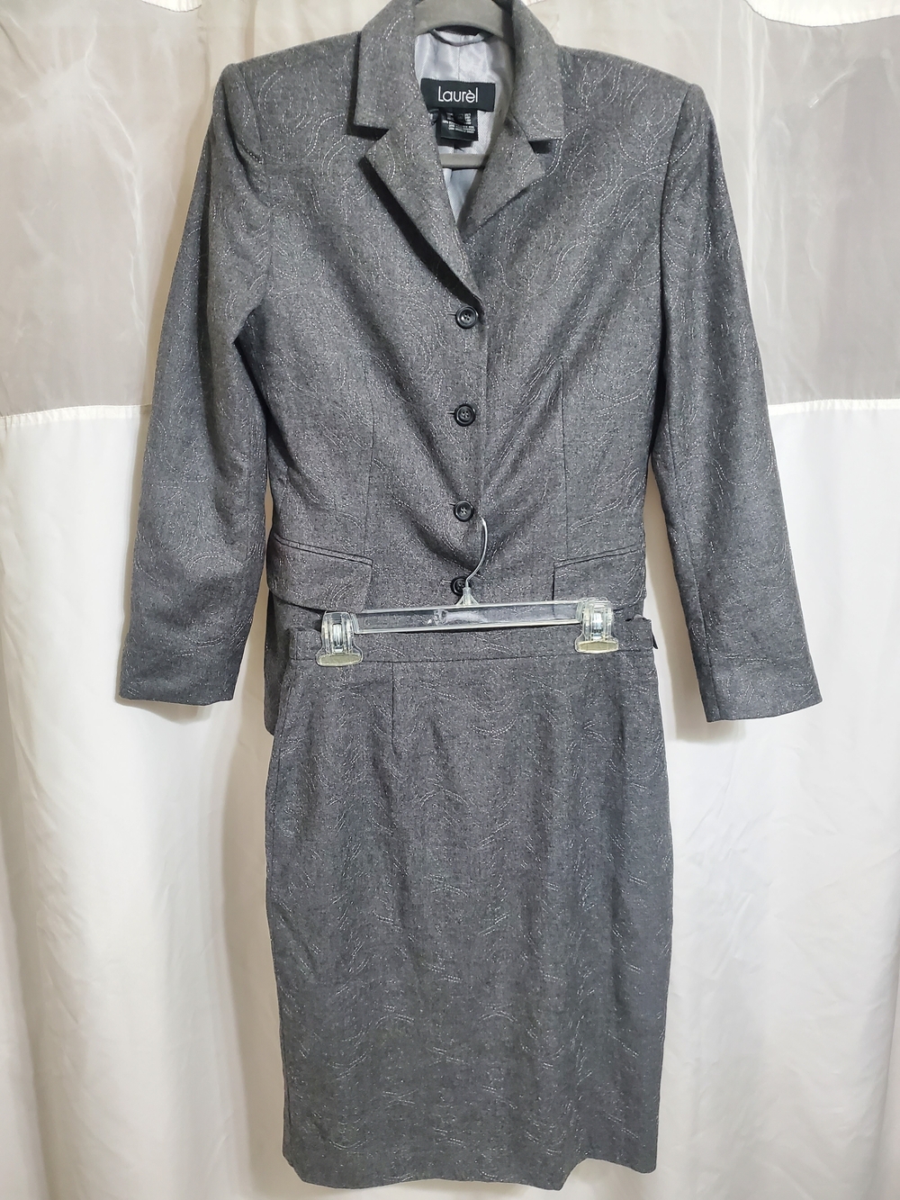 Laurel Gray Women's Skirt Suit